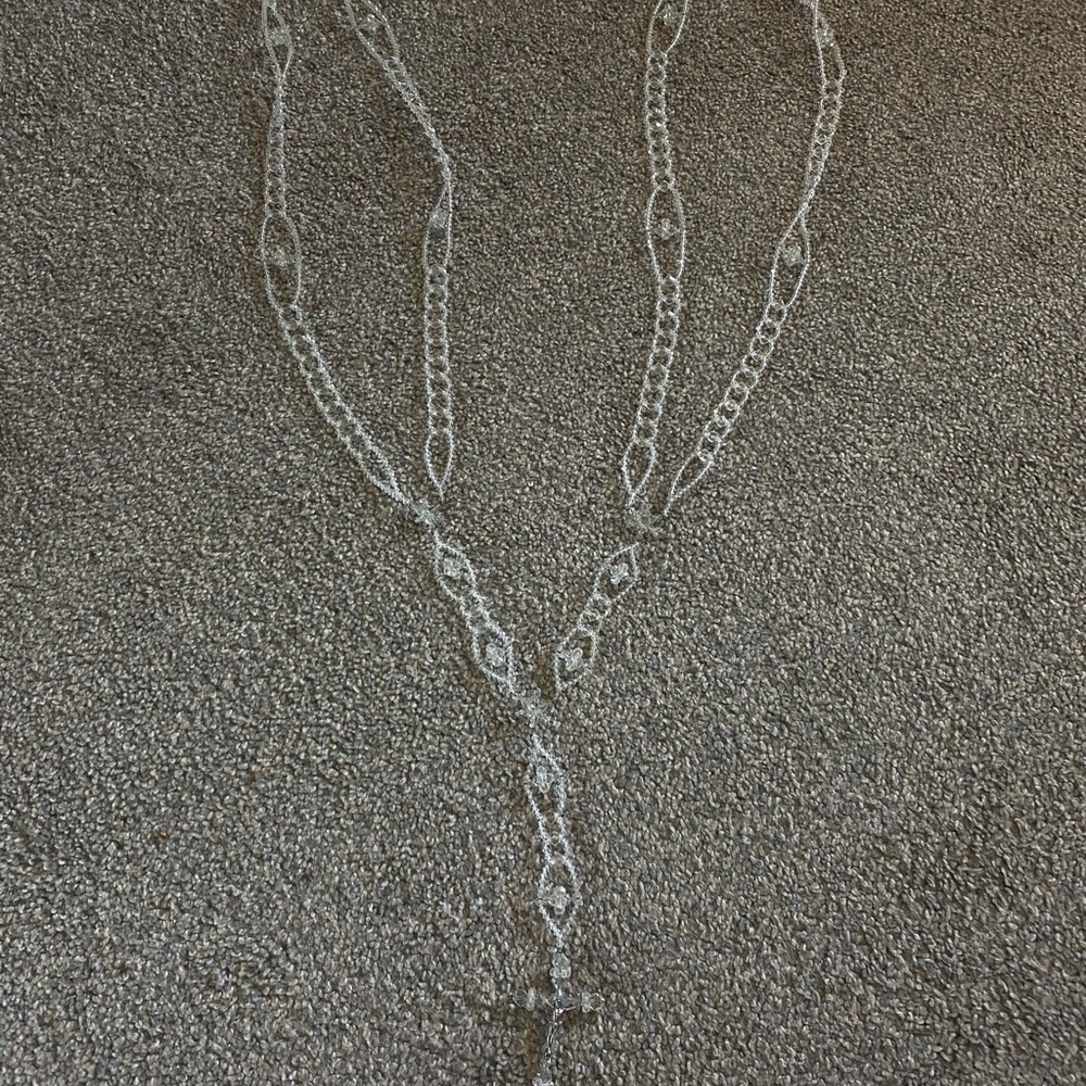 hand made clear beaded body jewelry